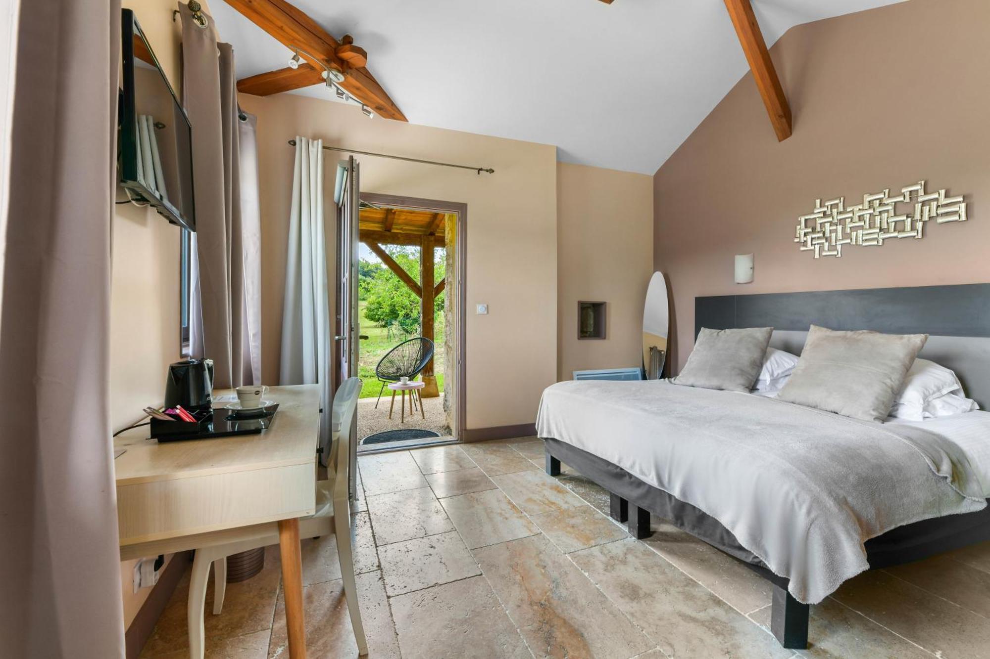 Logis L'Auberge De Larressingle Zewnętrze zdjęcie