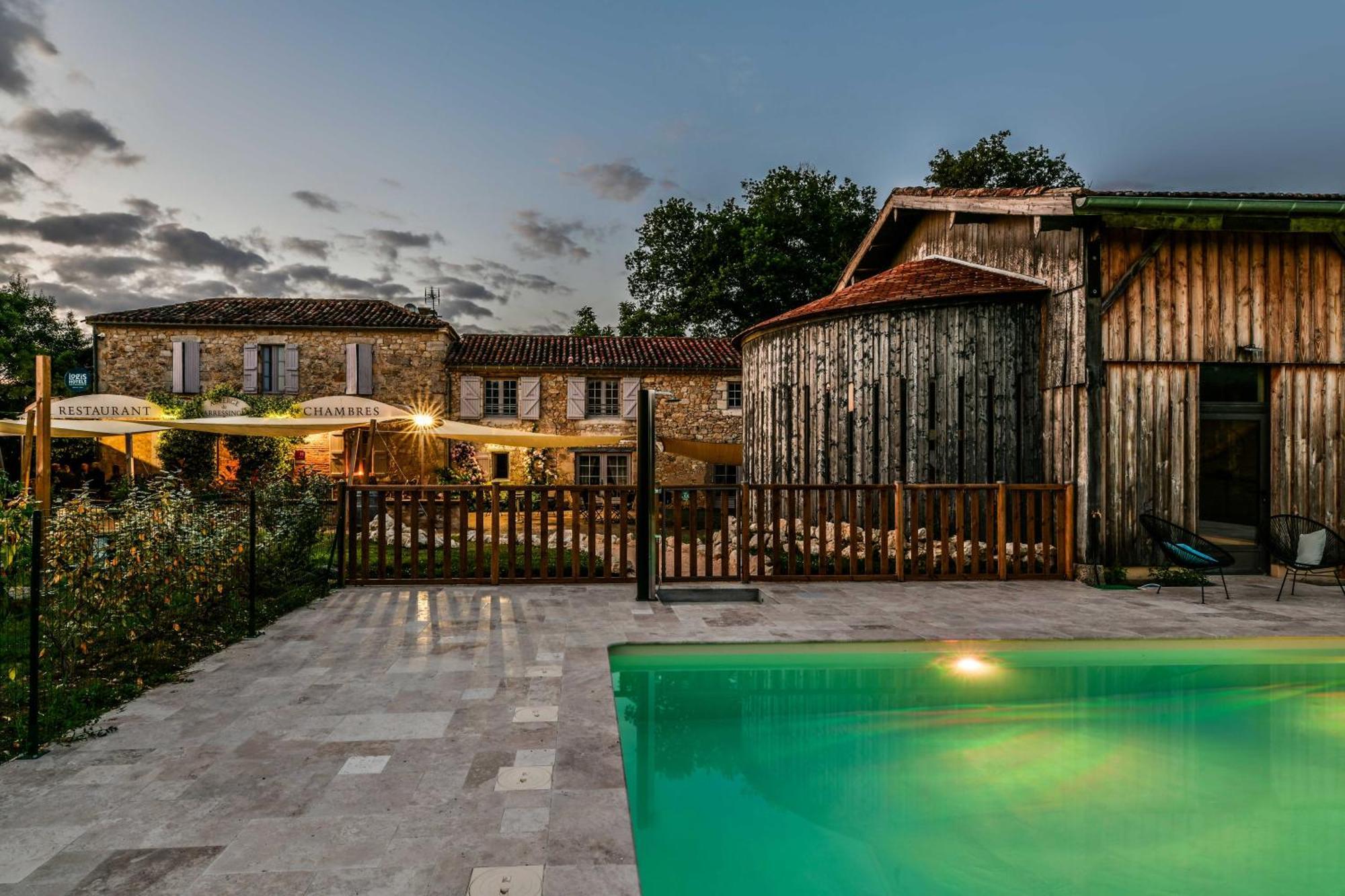 Logis L'Auberge De Larressingle Zewnętrze zdjęcie