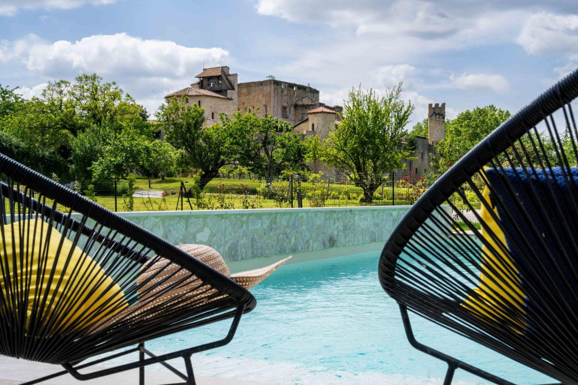 Logis L'Auberge De Larressingle Zewnętrze zdjęcie